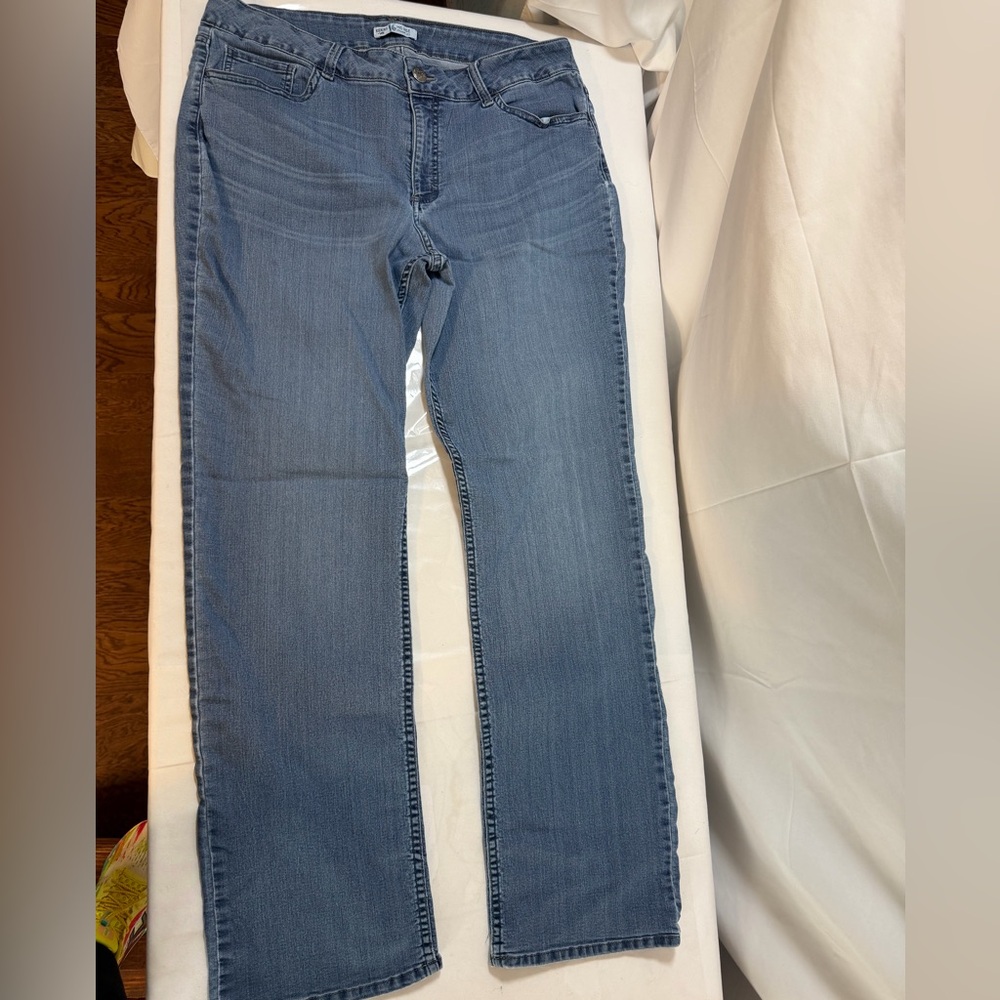 Lee Women's Straight Leg Blue Jeans